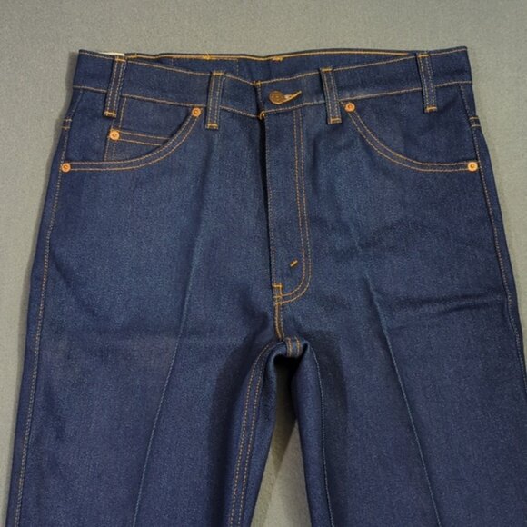 Levi's Vtg Jeans Men's 34x31 Blue Deadstock 517 Boot Cut Orange Tab Made In USA - Picture 5 of 14